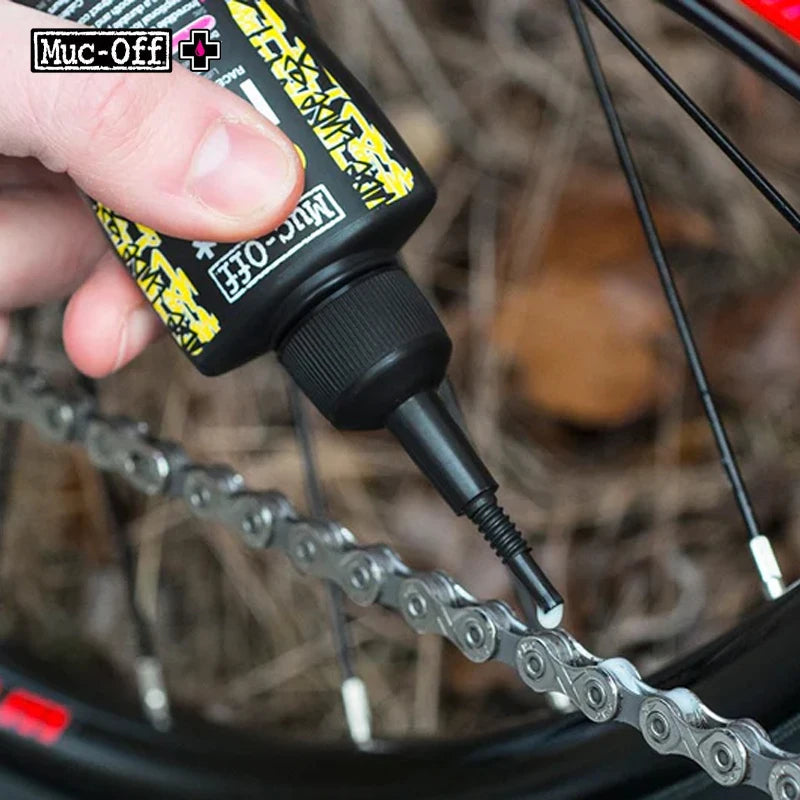 Muc-Off Bike Chain Lubricant 50/120ml C3 Dry Weather Ceramic Lube MTB Road Bicycle Hydrodynamic Lube Oil With Detective Light