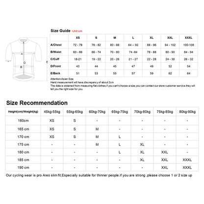 AOGDA Lightweight Aero Cycling Clothing Men,Comfortable Racing Bike Jersey,Pro Team Slim Fit Short Sleeve Cycling Jersey