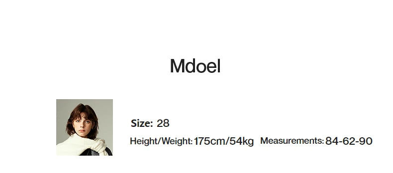 TOYOUTH Women Jeans 2025 Winter New Wool-Blend Elastic Retro Original Color Mid-Low Waist Wide-Leg Trousers