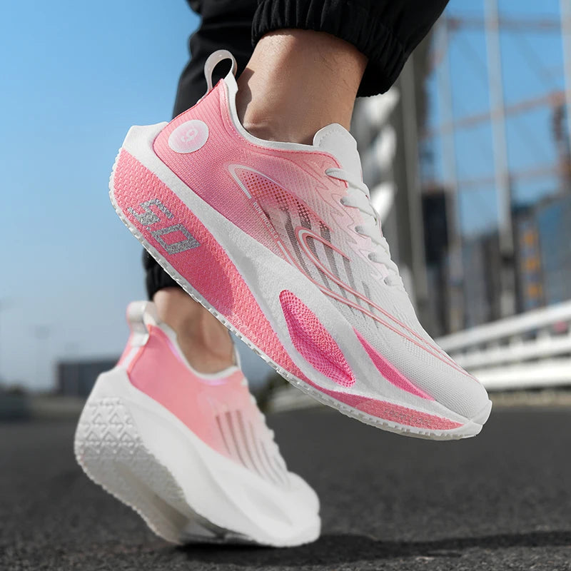 Air cushion running shoes, breathable outdoor sneakers, lightweight sports jogging shoes