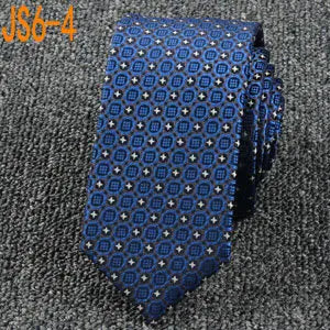 Fashion Ties for Men Accessories 6cm Fashion Business Wedding Classic Silk Tie Blue Black Red Men&