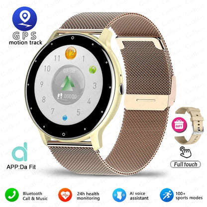 2025 New Sport Smartwatch Men Sports Fitness Wristband IP68 Waterproof Voice Assistant Bluetooth Call SmartWatch For Android IOS
