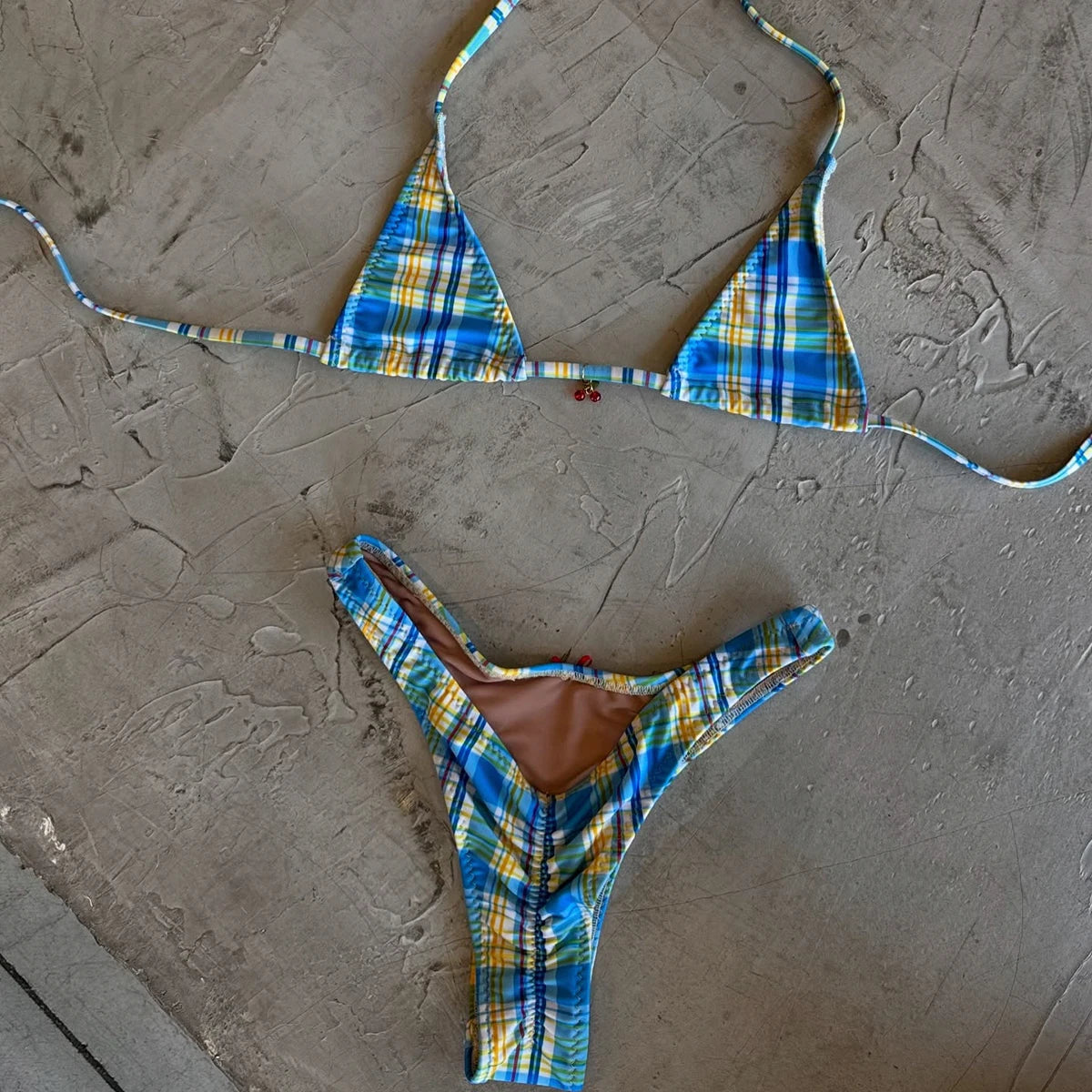 Micro Bikinis 2026 Sexy Women Swimsuit Swimwear Female Brazilian Bikini Set Biquini Bathing Suit Plaid Swimming Suits Beachwear