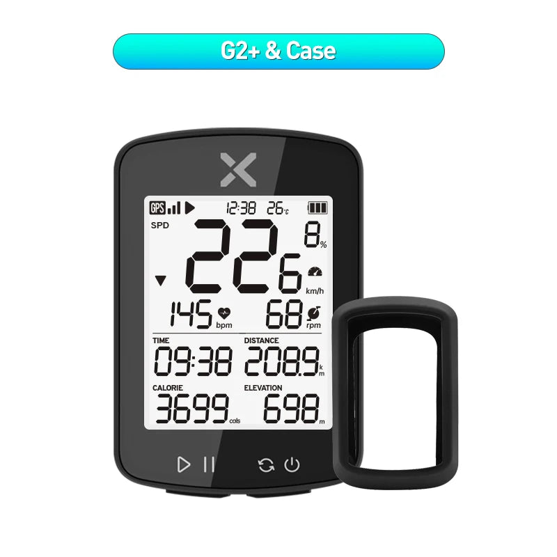 XOSS G2+ GPS Cycling Computer G Plus Bicycle Odometer G+ Gen.2 Wireless Speedometer Bluetooth Tracker Waterproof Road Bike MTB