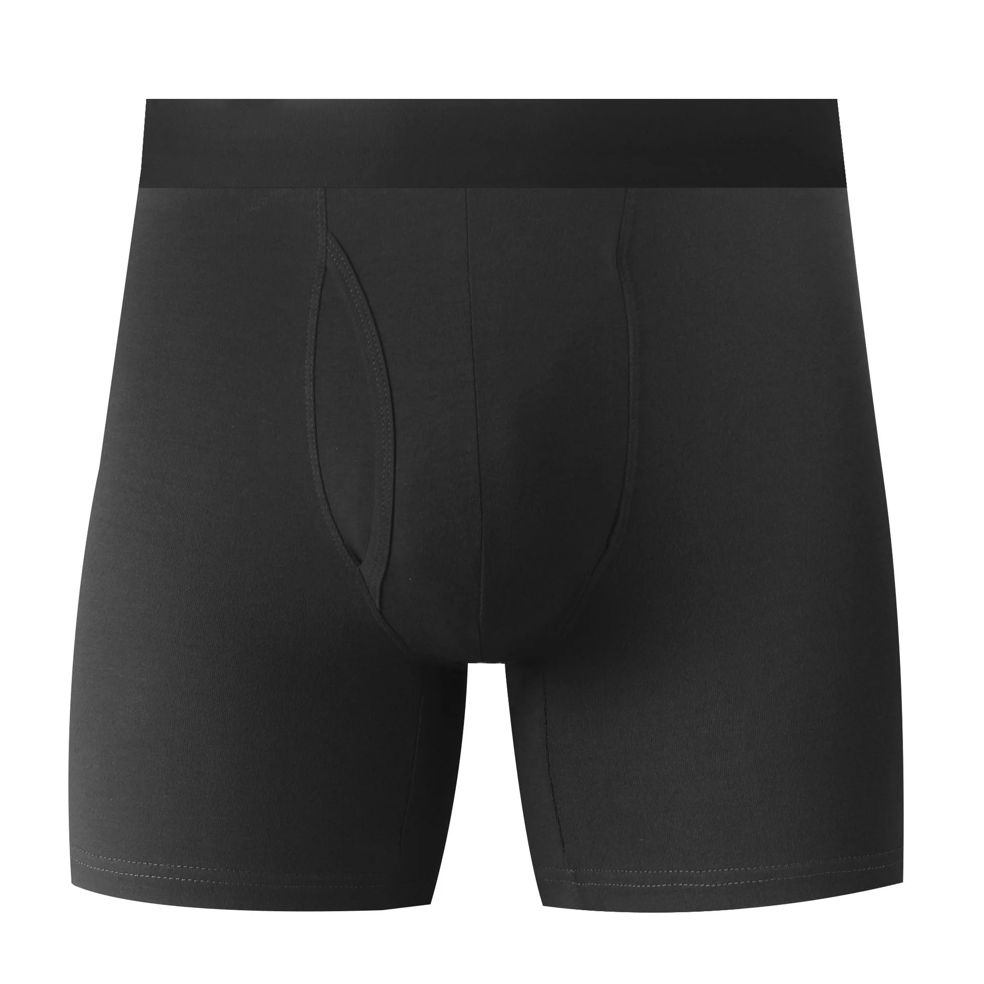 Mens Long Boxer Briefs Youth Sports Underwear Cotton Underpants Breathable Stretch Panties Plus Size Boxers Shorts Mens Gifts