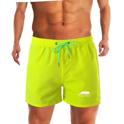 Mens Sexy Swimsuit Shorts Swimwear Men Briefs Swimming Quick Dry Beach Shorts Swim Trunks Sports Surf Board Shorts With Lining