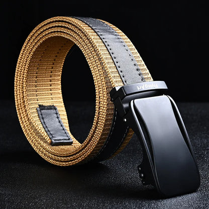 3.5cm Automatic Buckle Belt Jeans Belts For Man Designer Belts Fashion Belts Man Belt Buckle Military Accessories Mens Belt