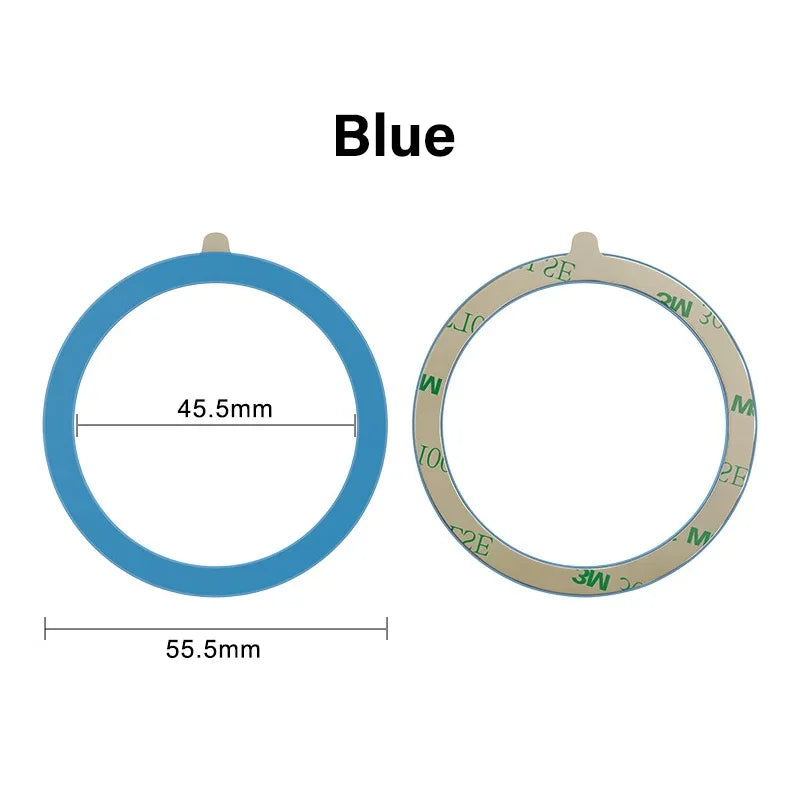 Universal Magnetic Mobile Phone Ring for Magsafe Accessories Metal Sticker Wireless Charger Iron Plate Sheet for iPhone 12 13 14