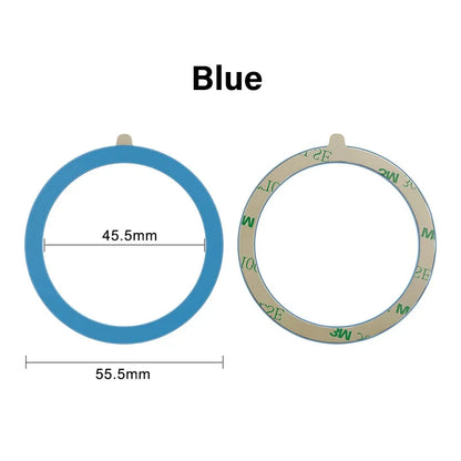 Universal Magnetic Mobile Phone Ring for Magsafe Accessories Metal Sticker Wireless Charger Iron Plate Sheet for iPhone 12 13 14