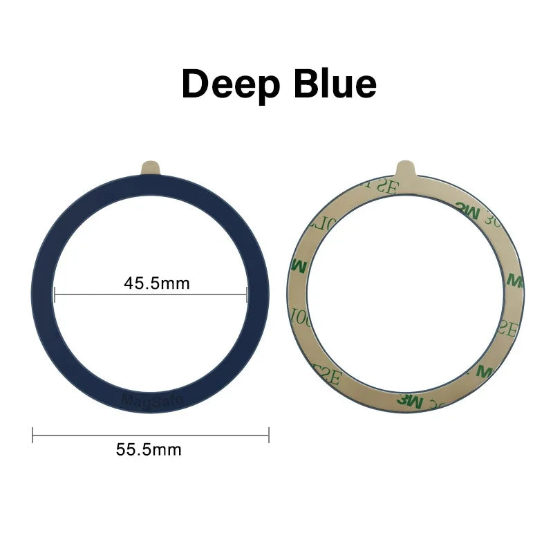 Universal Magnetic Mobile Phone Ring for Magsafe Accessories Metal Sticker Wireless Charger Iron Plate Sheet for iPhone 12 13 14