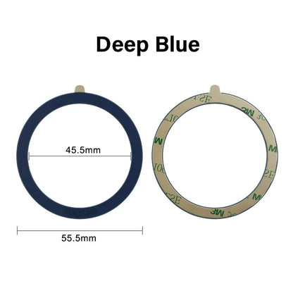 Universal Magnetic Mobile Phone Ring for Magsafe Accessories Metal Sticker Wireless Charger Iron Plate Sheet for iPhone 12 13 14
