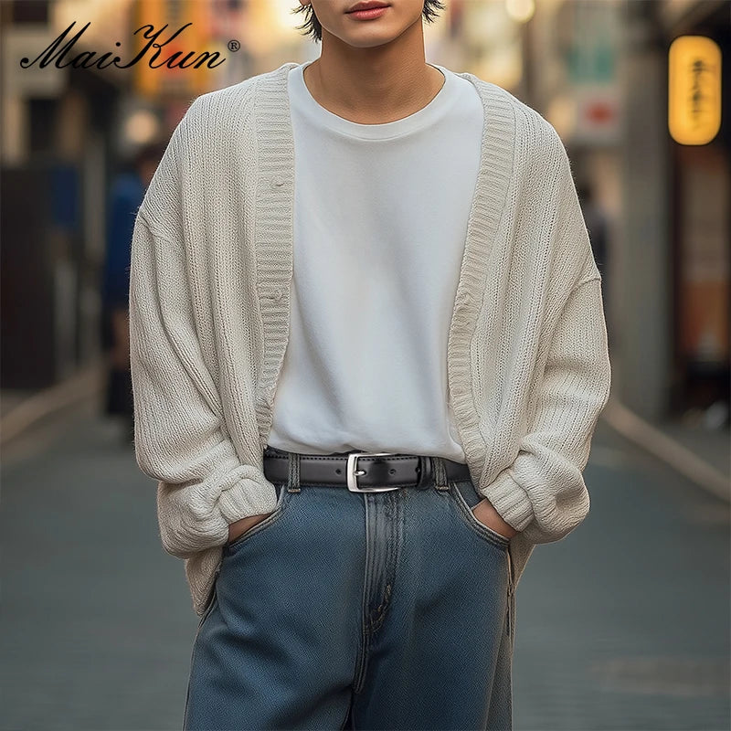 Maikun Fashion Genuine Leather Men&