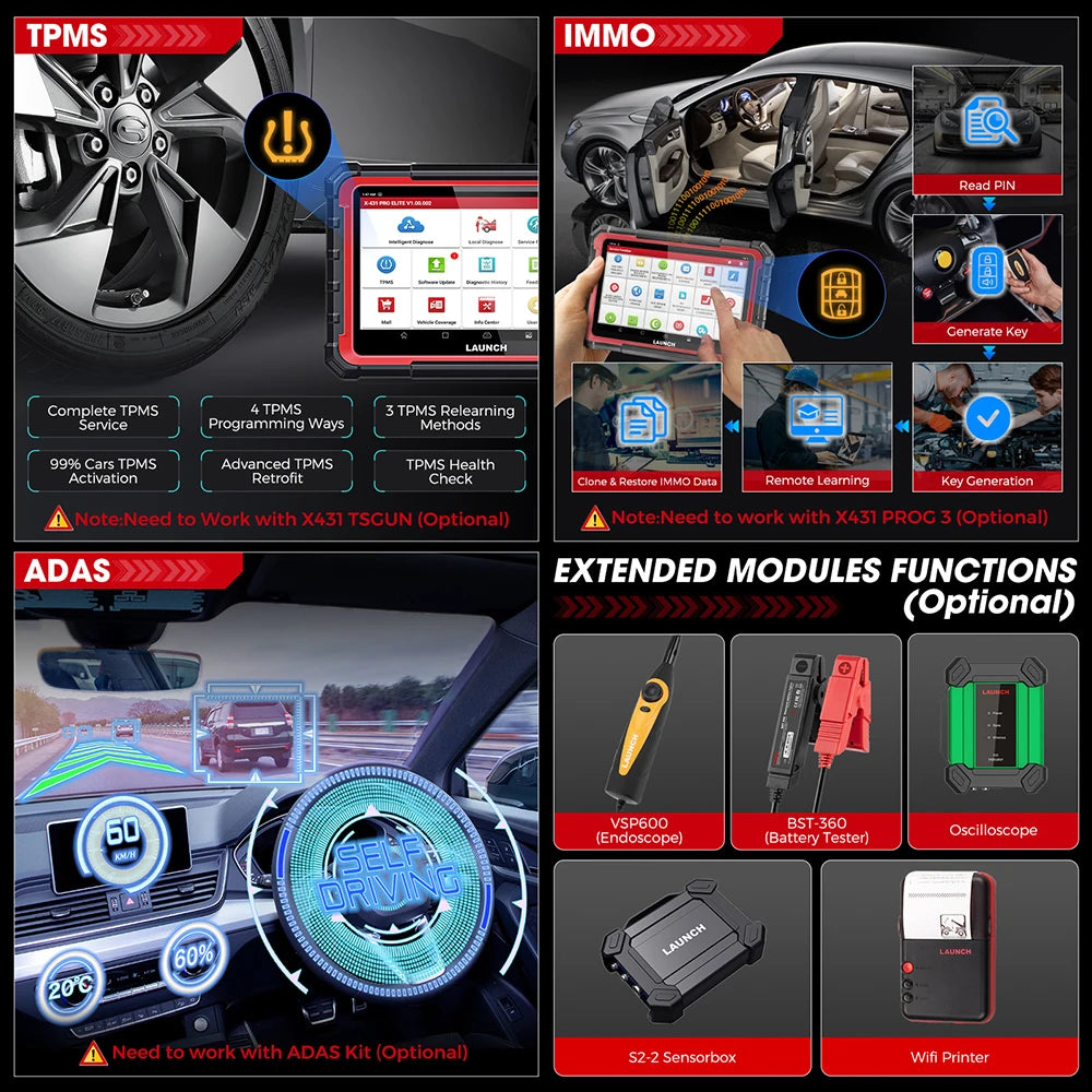 LAUNCH X431 PRO ELITE 8&