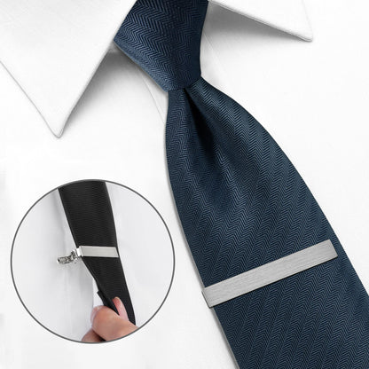 HAWSON Goldren Tie Clip For Men 2/2.2/2.5 inch Classic Copper Tie Bar Business Collar Pin Skiny Necktie Tie Pin Clip for Working