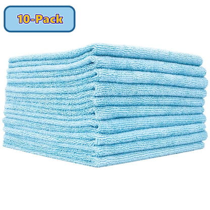 10PCS edgeless Microfiber Auto Cleaning Towels Multifunctional Car Detailing Towel Automotive Washing dry Cloth