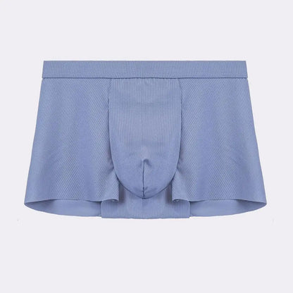 Fake Ass Men Boxers 3D Design Traceless Effect Mid-rise  Underpants Solid Color U-convex Ergonomic Design Boxers Briefs