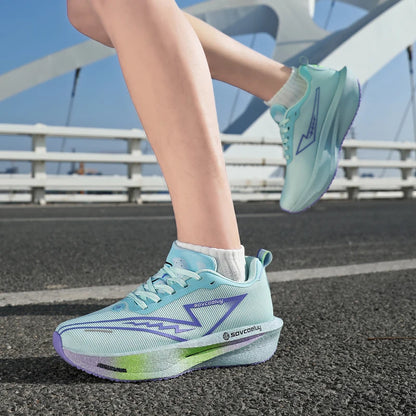 Running Shoes Carbon Board Speciality Marathon Men Sports Breathable Lightweight Women&