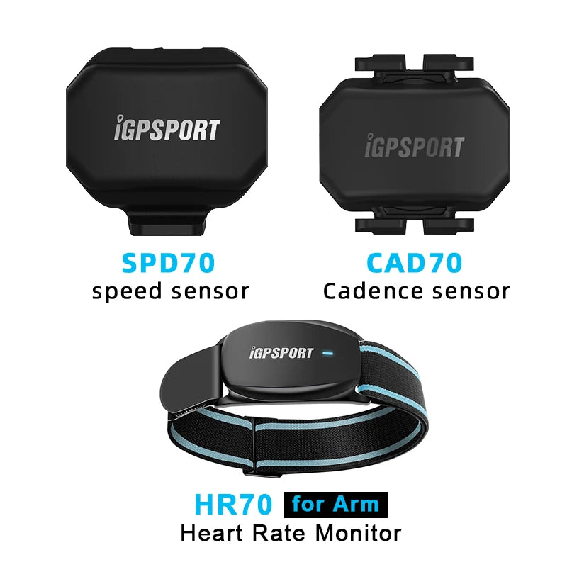 IGPSPORT SPD70 CAD70 Speed Sensor Dual Mode Support Bike Cadence HR40 HR70 Heart Rate Monitor For BSC100S BSC200 BSC300 Garmin