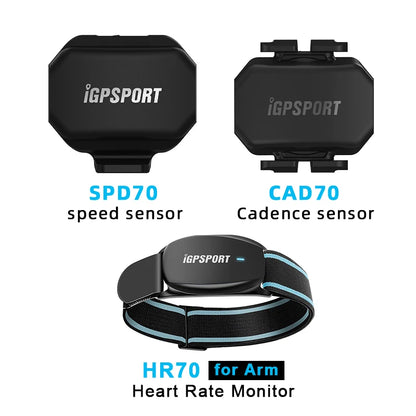 IGPSPORT SPD70 CAD70 Speed Sensor Dual Mode Support Bike Cadence HR40 HR70 Heart Rate Monitor For BSC100S BSC200 BSC300 Garmin