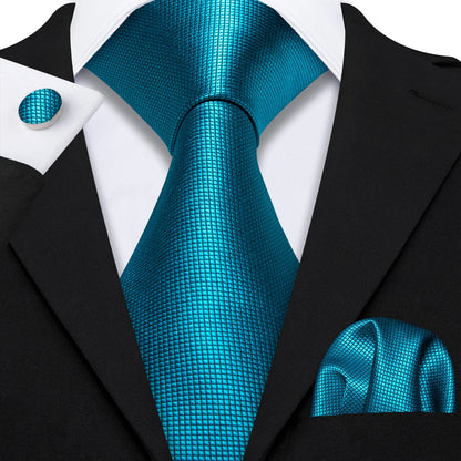 Barry.Wang Jacquard Water Duck Blue Men&