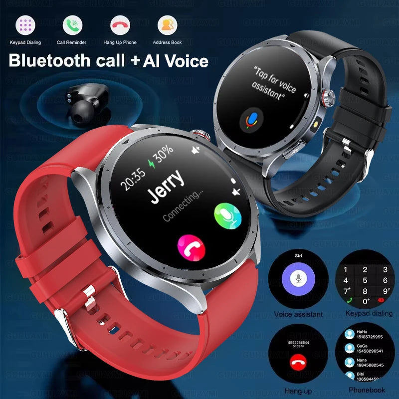 2025 New AI Health Diagnosis Smart Watch Body Analysis Uric Acid Blood lipids ECG+PPG Clock Blood pressure Smartwatch Men Women