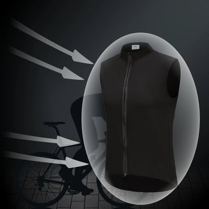 Rsantce Men Jerseys Windproof Lightweight Cycling Sleeveless Jacket Mtb Bike Uniform Bicycle Jersey Clothing Vest