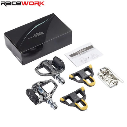 RACEWORK R358 Self-locking Pedals For Road Bikes For LOOK SPD Nylon Made Of Carbon Fiber