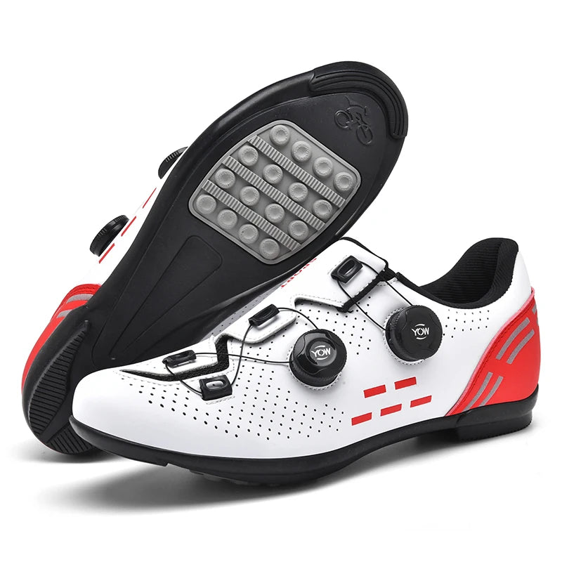 Mens Cycling Shoes Anti-slip Mountain Bike Shoes Unisex Road Cycling Sneakers Racing Shoes Outdoor Womens Bicycle Sneakers Mtb