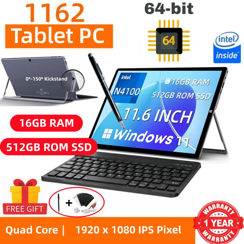 16GB RAM 512GB SSD ROM 11.6