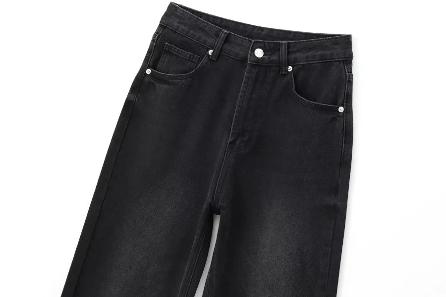 ETJ Wide-leg high-waisted jeans  women&