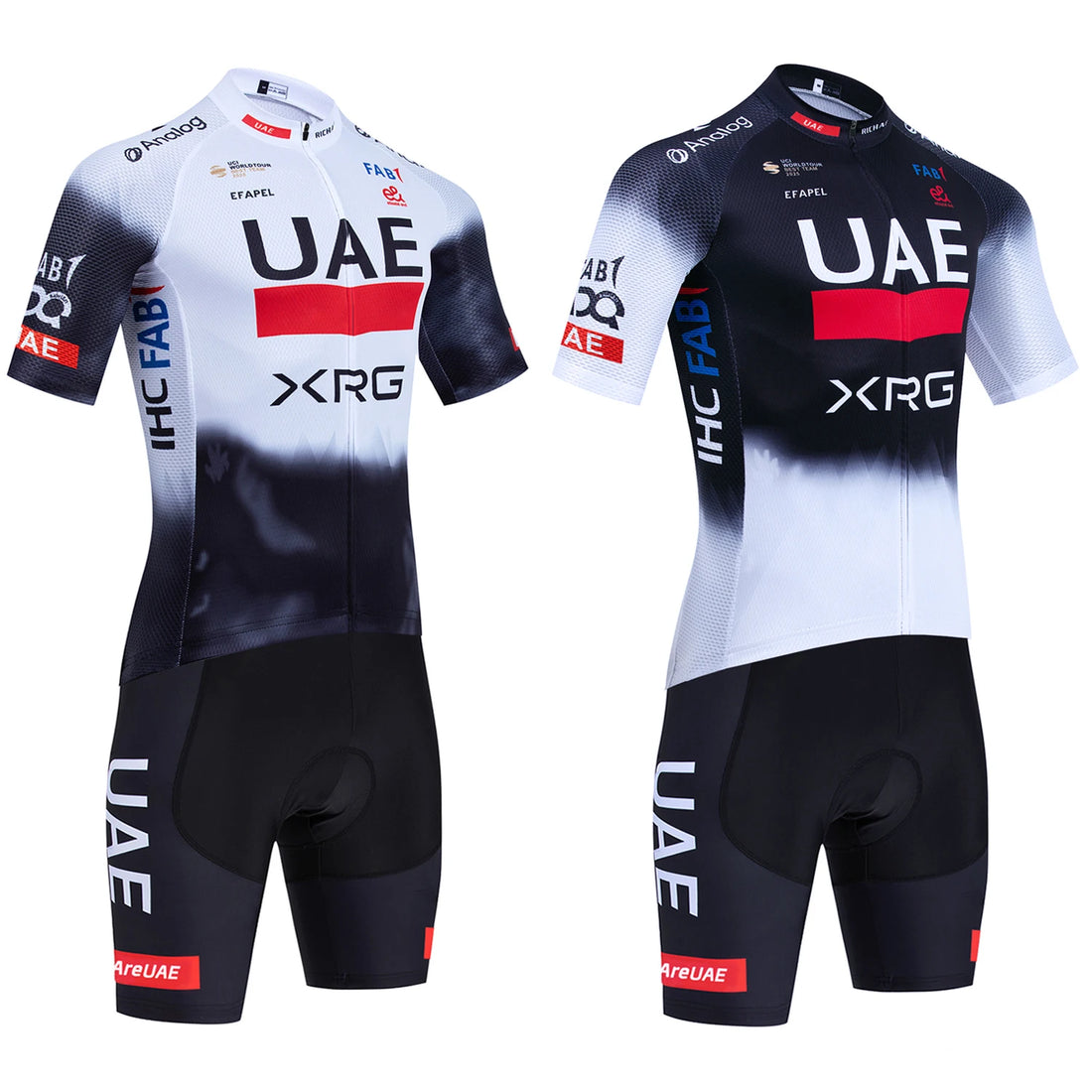 New Black UAE Cycling Maillot Jersey Shorts Men Women Ropa Ciclismo MTB Road Bicycle Jersey Riding Bike T-shirt Pants Clothing