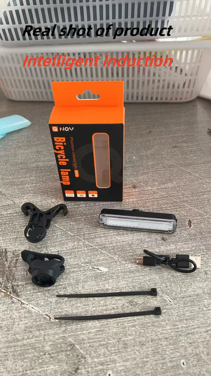RGB Bicycle Lights Bike Tail Light 600/750 mah Memory Mode Rainbow LED Warning USB Waterproof Helmet Scooter Rear Taillight