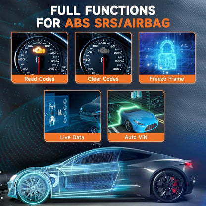 Autel MaxiCOM MK808 OBD2 Scanner Diagnostic Tool for Auto Repair and Health Check Compatible with Android &amp; iOS