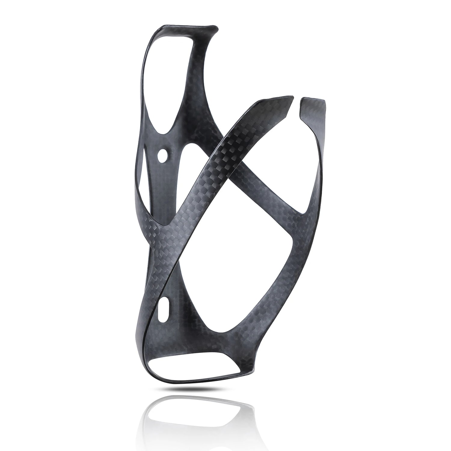 HUALONG No Logo 3K Carbon Fiber Bicycle Water Bottle Cage MTB Road Gravel Bike Water Bottle Holder Cages Matte Black, Weight (19