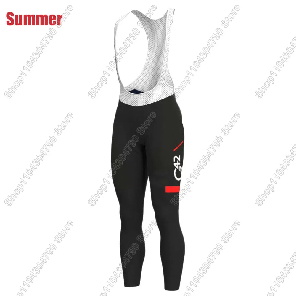 UAE Team Cycling Jersey 2026 Set Clothing Suit Winter Summer Mens Long Sleeve MTB Bike Road Pants Bib Ropa Ciclismo