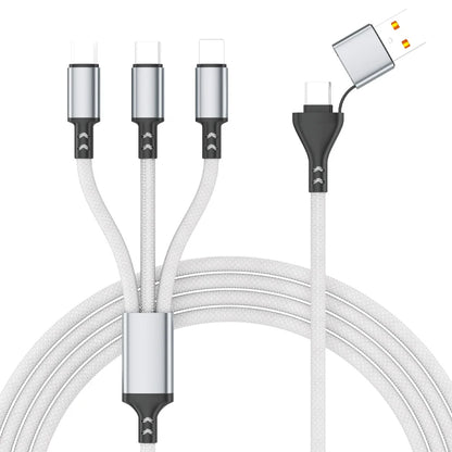 Two Tow Three 100w Braided Fast Charge Data Cable Pd For Mobile Phone Tablet Fully Compatible With Huawei Xiaomi Multi Interface