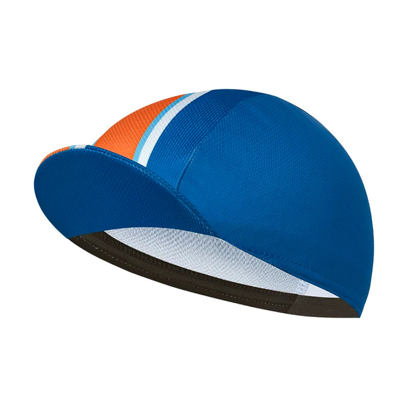Classic cycling cap, multi-colored, flag, polyester sweat absorbent, neutral, popular