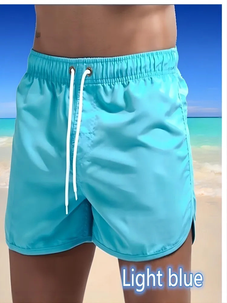 Swimsuits Man 2025 Summer Beach Shorts Mesh Lined Swimwear Board Shorts Male Men&