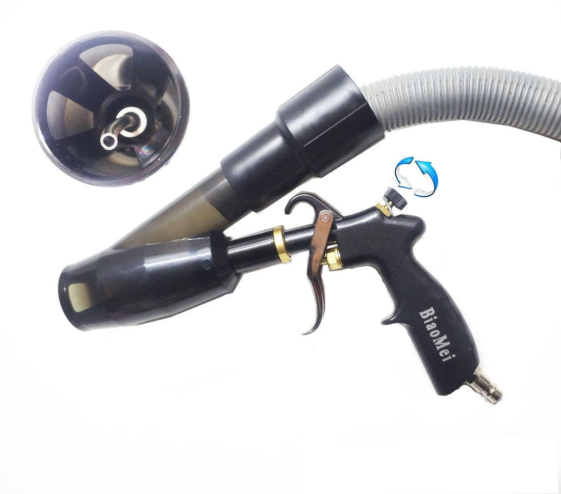 Car Interior Detailing Air Blow Tornado Gun &amp;vacunm Gun ,Cleaning Tornador Gun Quickly Blasts Dirt and Dust