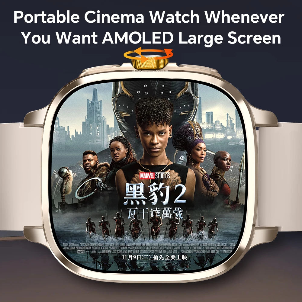 Android 13.0 Smartwatch 5G Full Netcom Smart Watch With 190° Rotary Camera GPS Position WIFI NFC 2100mAH Battery 2.4inch Amoled