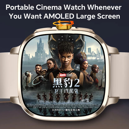 Android 13.0 Smartwatch 5G Full Netcom Smart Watch With 190° Rotary Camera GPS Position WIFI NFC 2100mAH Battery 2.4inch Amoled