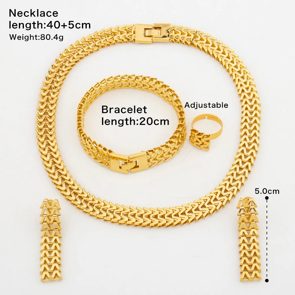 Necklace &amp; Earring Set for Women,  Bracelet Jewelry Sets, Bridal Wedding Gift Jewellery Woman Accessories