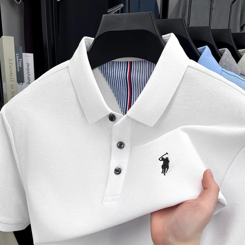 100% pure cotton short sleeved men&