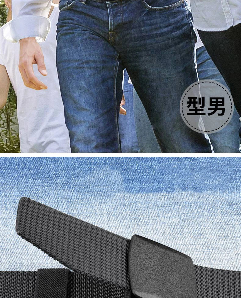 Plus Size 110 120 130 140 150 160 170cm Military Men Belt Women Nylon Canvas Army Outdoor Tactical Waist Belt Plastic Buckle