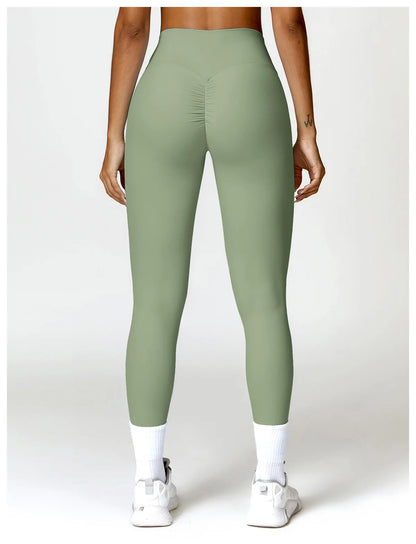 Women Leggings For Fitness High Waist Long Pants Gym Yoga Pants Women Hip Workout Push Up Scrunch Butt Tights Women Clothing