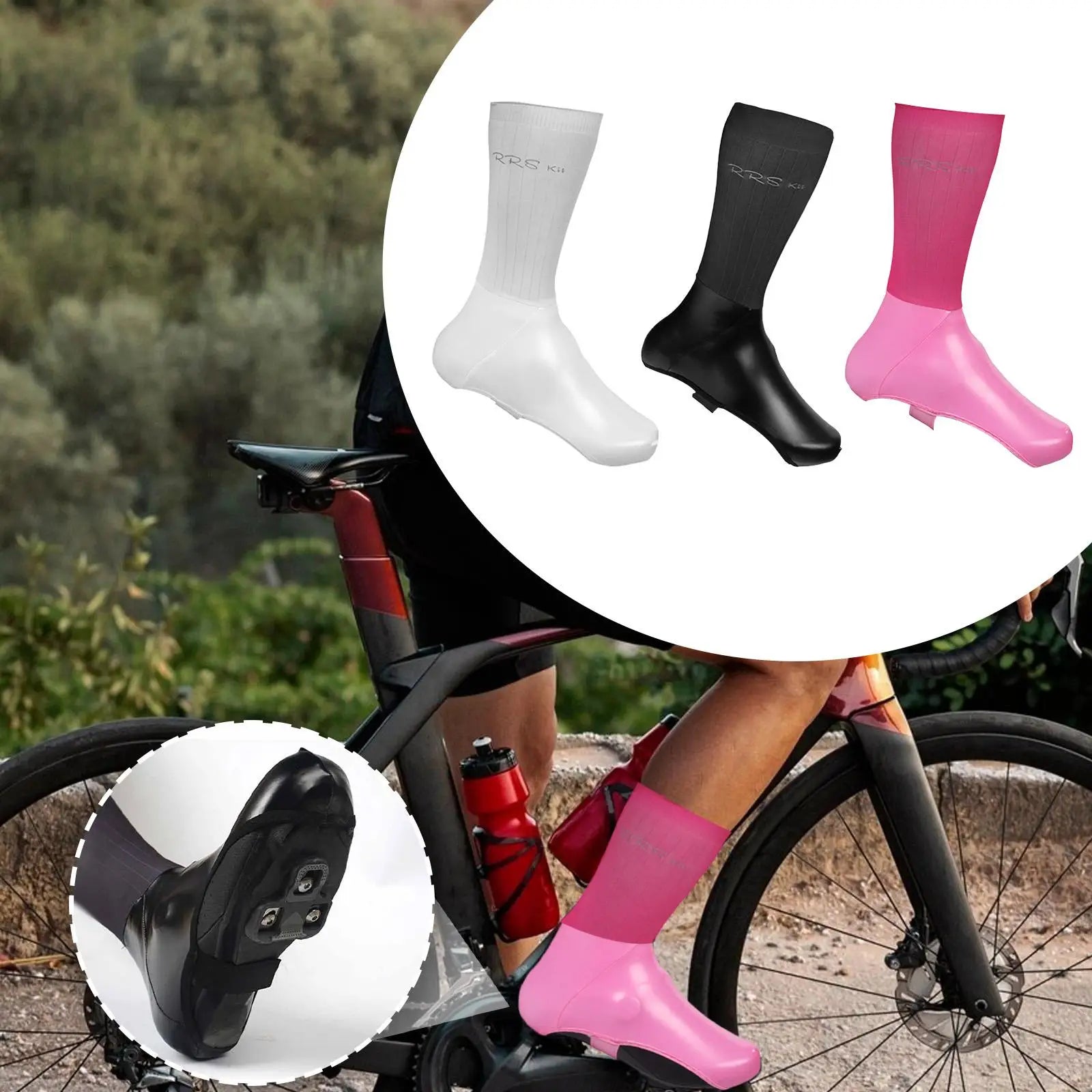 Cycling Shoe Covers Bicycle Overshoes Professional Shoecovers Rainproof Windproof Breathable Protectors for Trip Travel