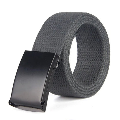 Military Men Belt 2024 Army Belts Adjustable Belt Men Outdoor Travel Tactical Waist Belt with Plastic Buckle for Pants 120cm