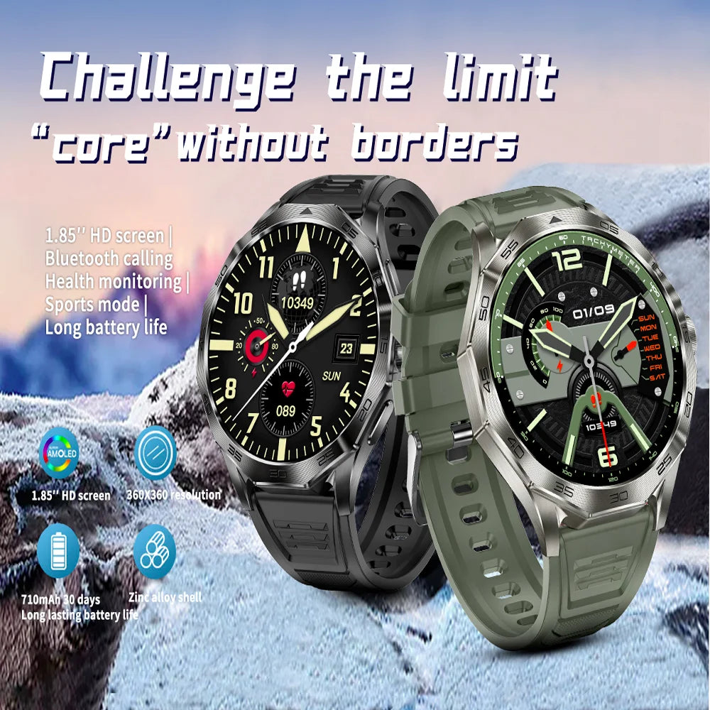 New Smart Watch Men Full Touch Screen GPS Bluetooth Call Flashlight Sports Activity Fitness Heart Rate Waterproof Smartwatch