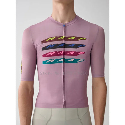 Cycling Jersey for Men short Sleeve Pro Team MTB Road Bike Clothing Breathable Bicycle Shirts 2025 Mountain Bicycle Clothing