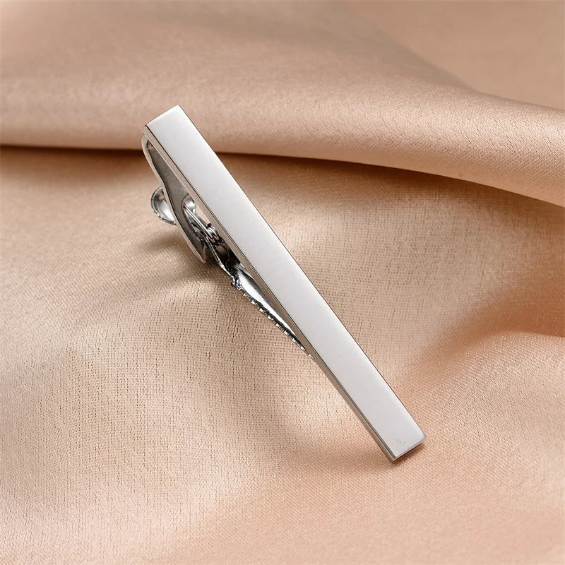 Minimalist Tie Clip For Men Tie Clip To Man Shirt Business Party Gift Box Jewelry Men&